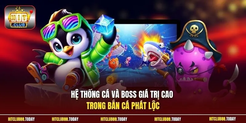 Bắn Cá Phát Lộc – Săn Thưởng Cực Đỉnh, Rinh Lộc Mỗi Ngày 2 Sunwin Hệ thống cá và boss giá trị cáo trong Bắn cá phát lộc